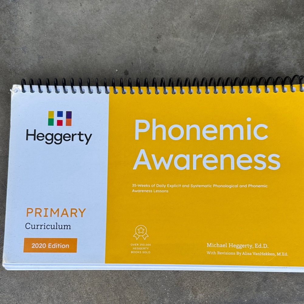 Heggerty Phonemic Awareness Curriculum Book
